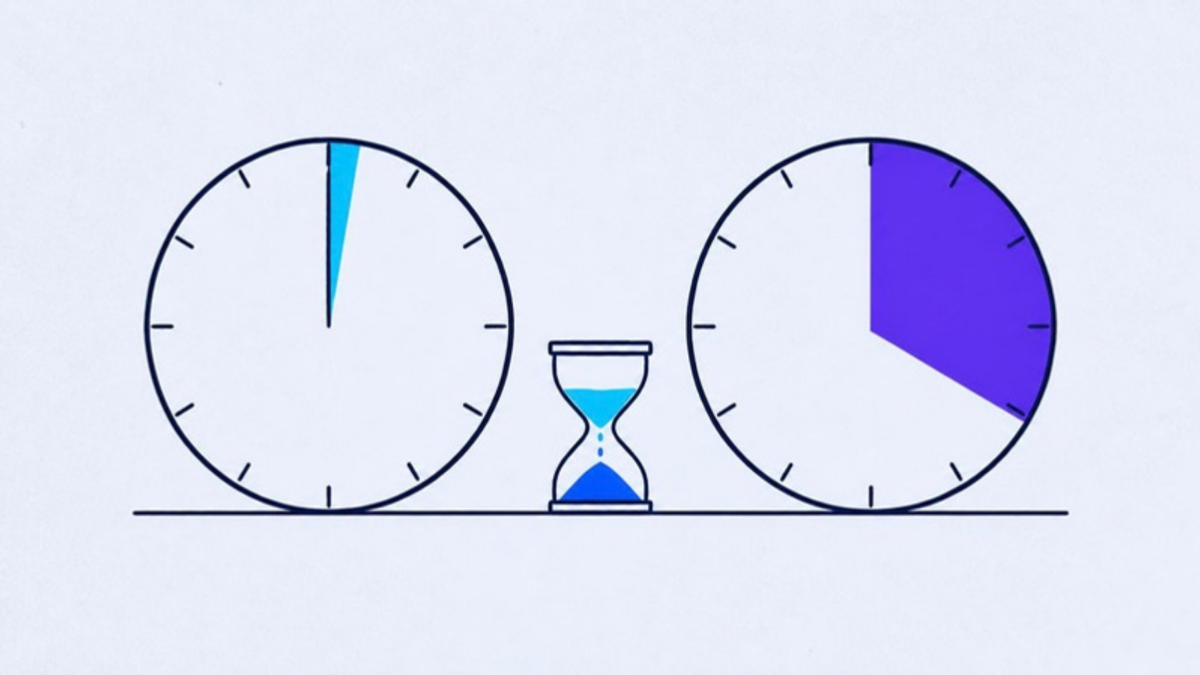Illustration: two dials, one with a thin accepted sliver, one with a wide wedge